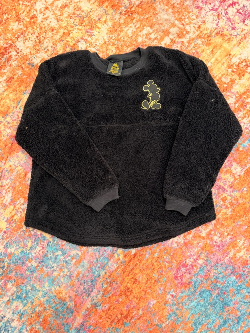 Disney Gold Collection Mickey Mouse Sherpa Pullover Women’s XXL